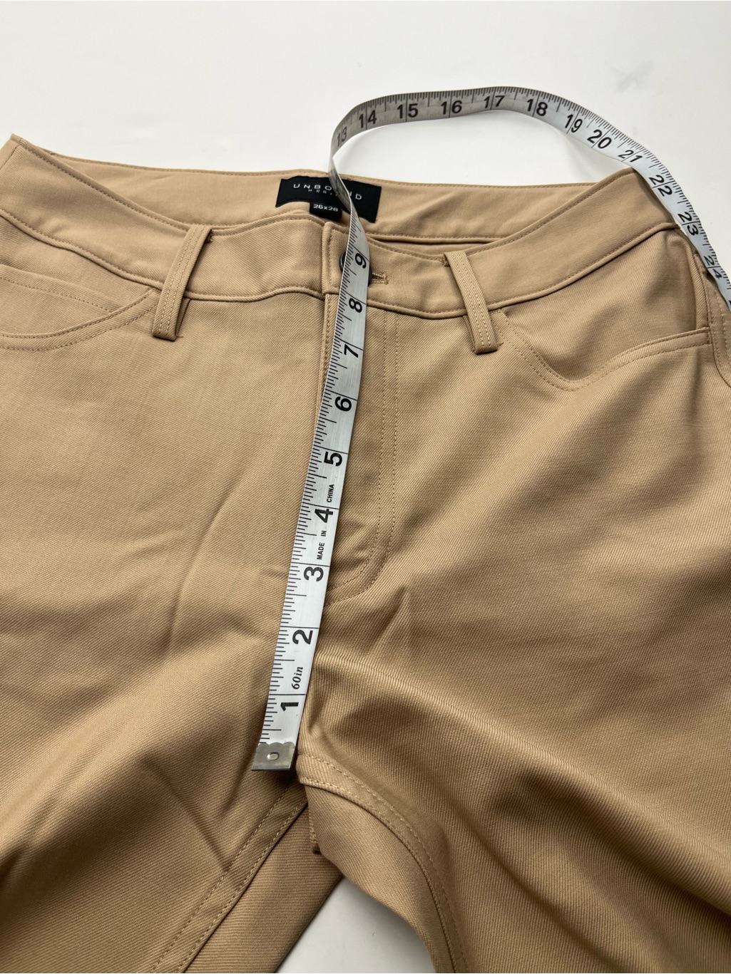 Unbound Merino Wool Women's Slim Merino Travel Pants 26 X 28 Tan Khaki Stretch — image 7 of 8